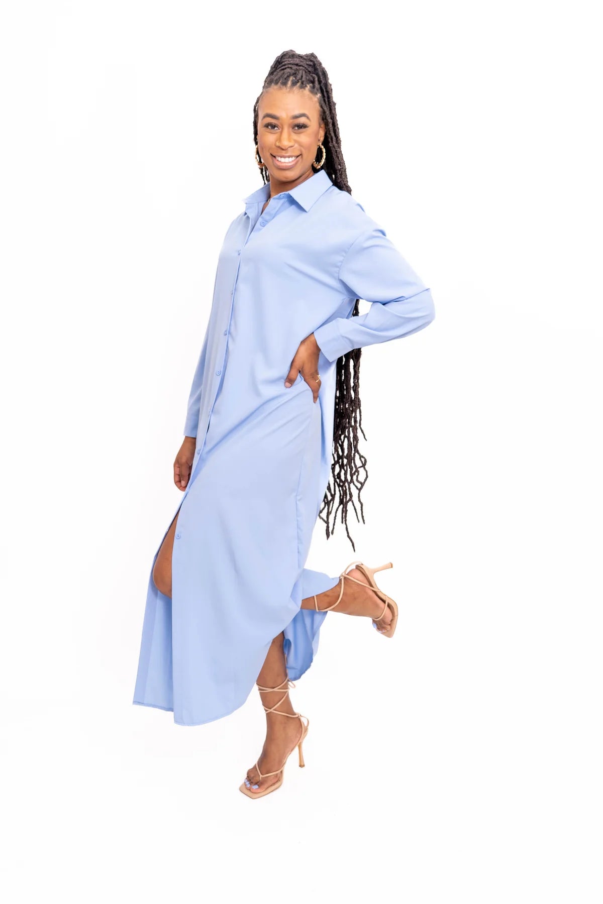 Grace Linen Shirt Dress