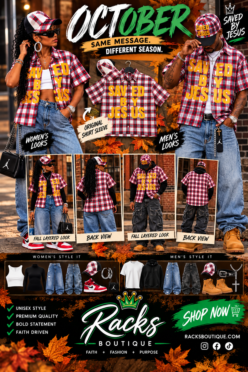 Saved By Jesus Set  (unisex)