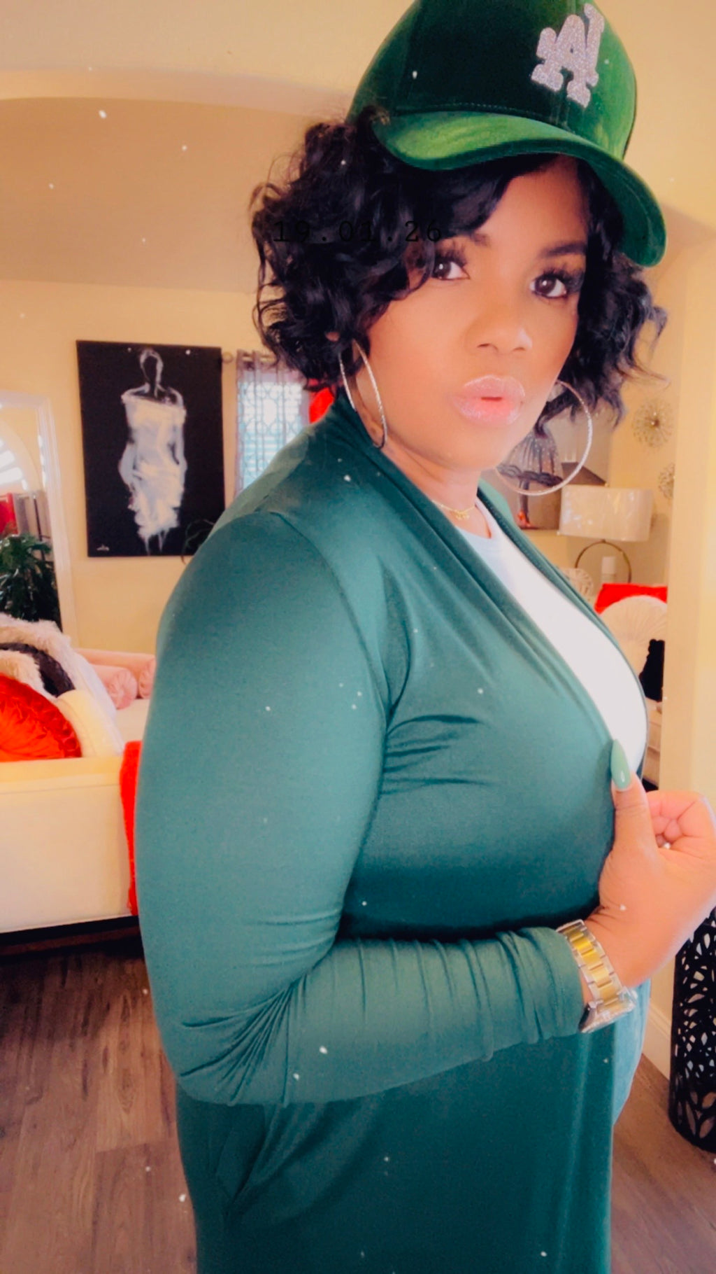 Emerald Flow Longline Cardigan