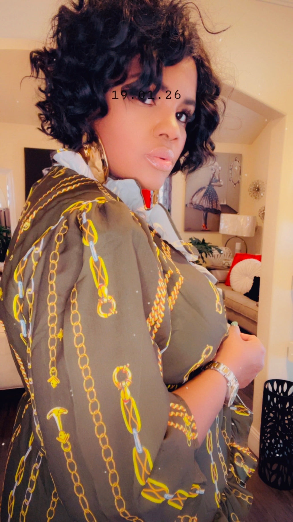 Golden Chain Maxi Dress