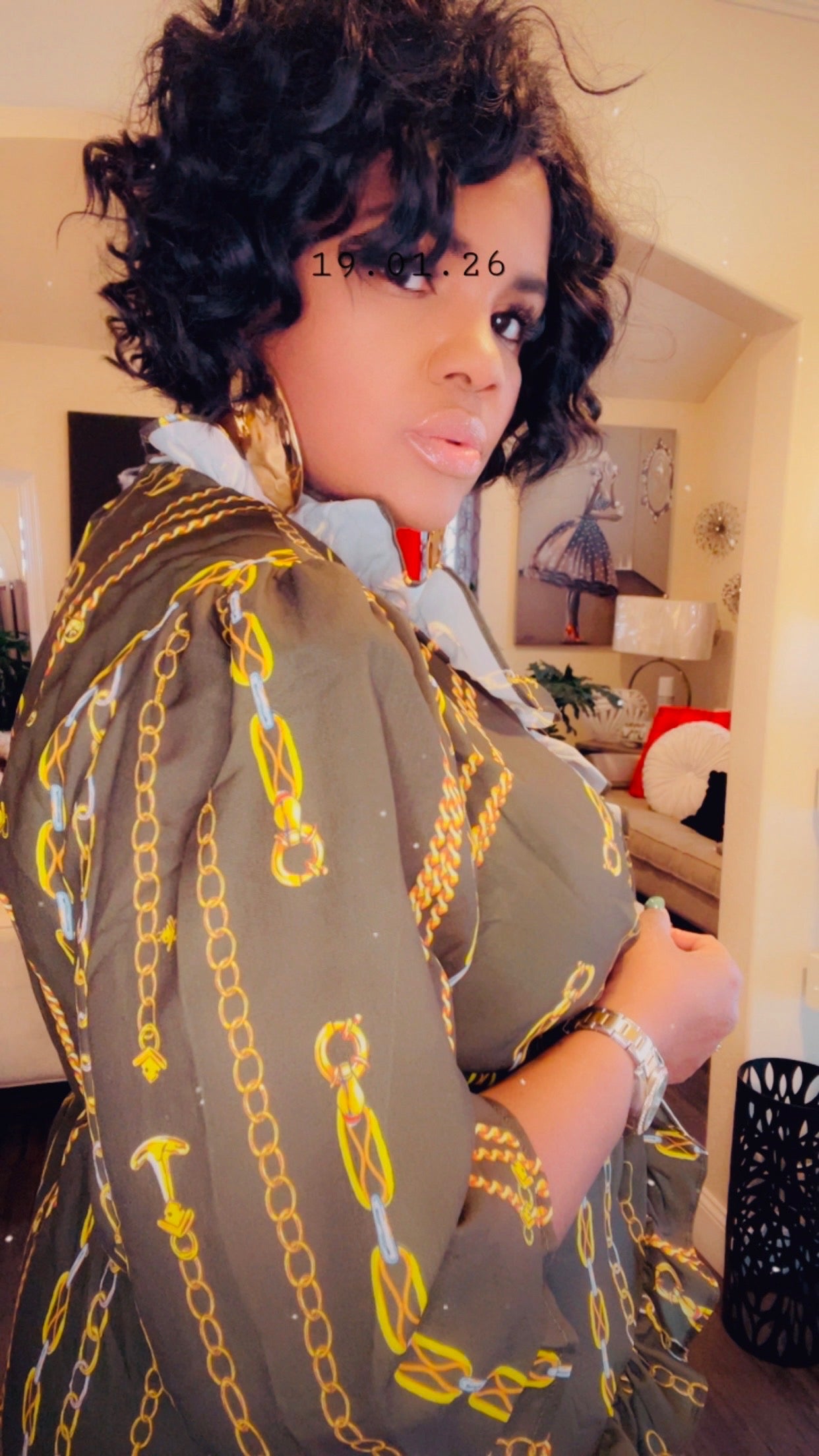 Golden Chain Maxi Dress