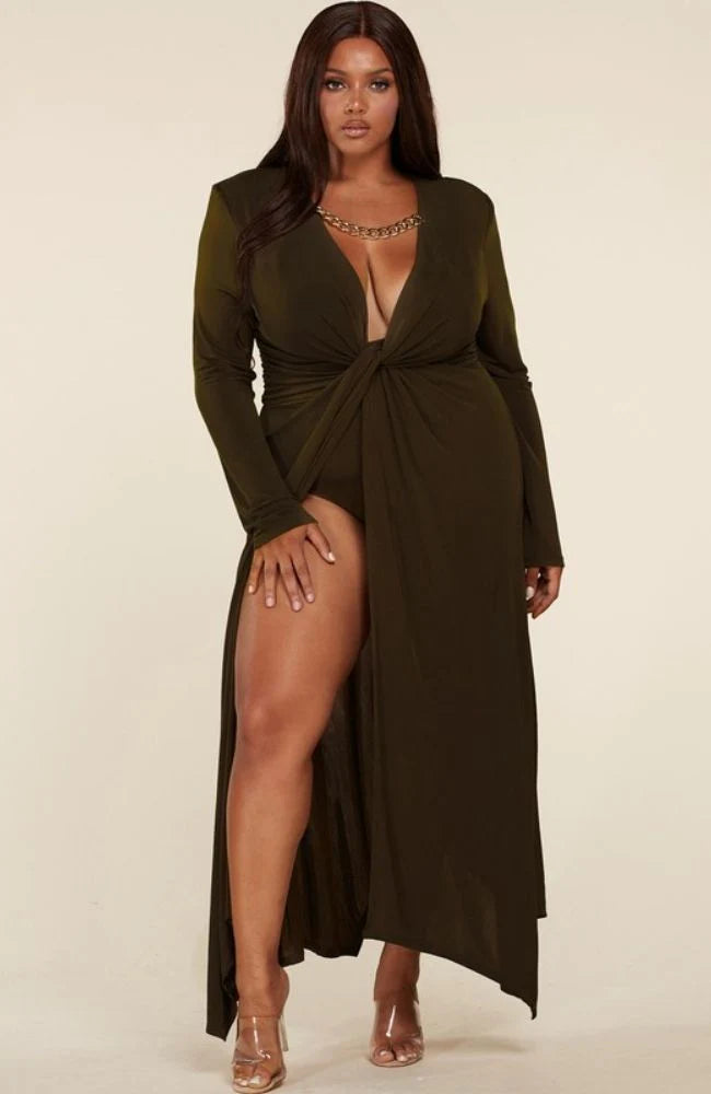 Olive Grace Maxi Dress