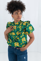 Floral Ruffle Summer Top