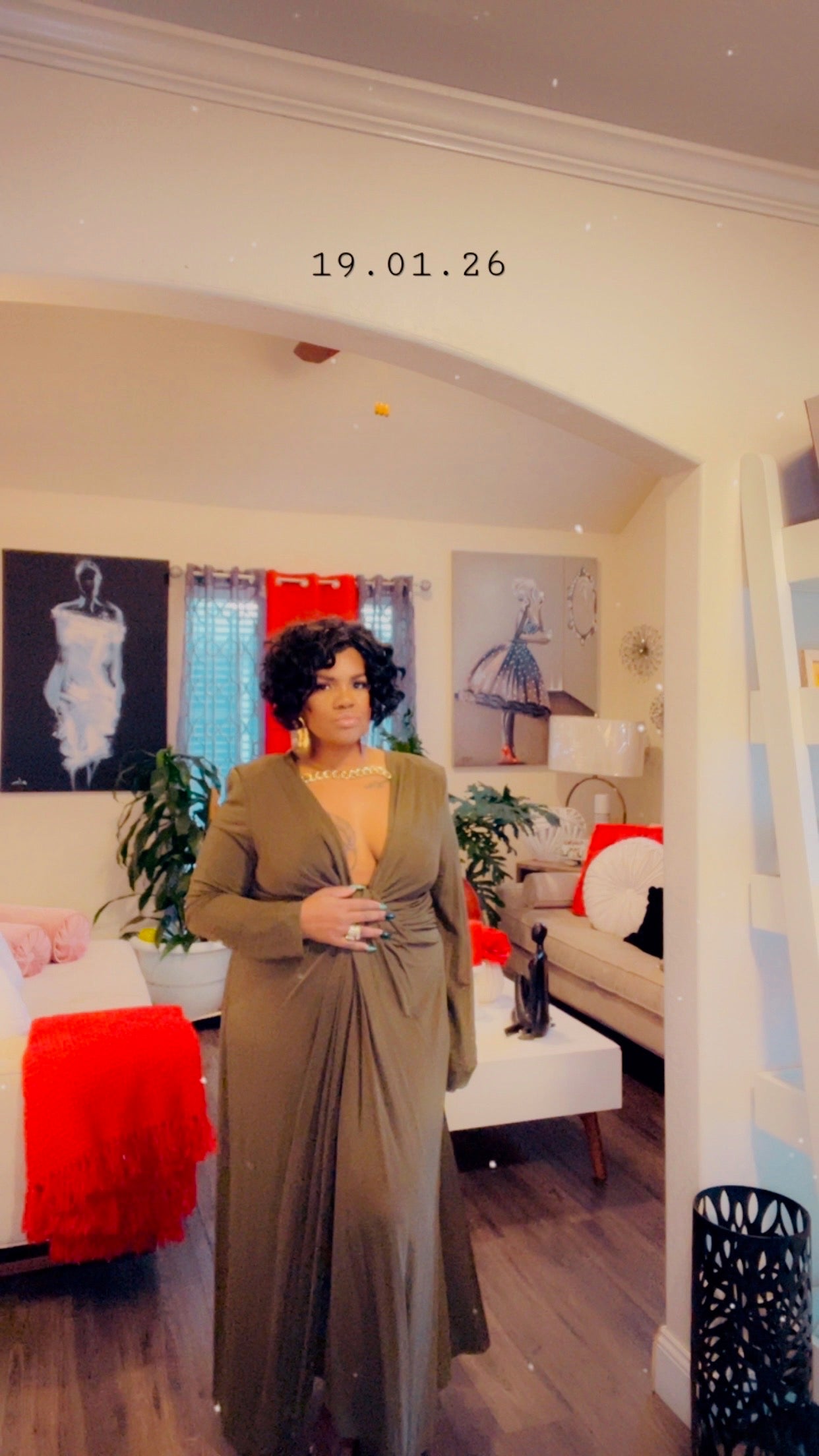 Olive Grace Maxi Dress
