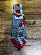 Recycle Denim Tie