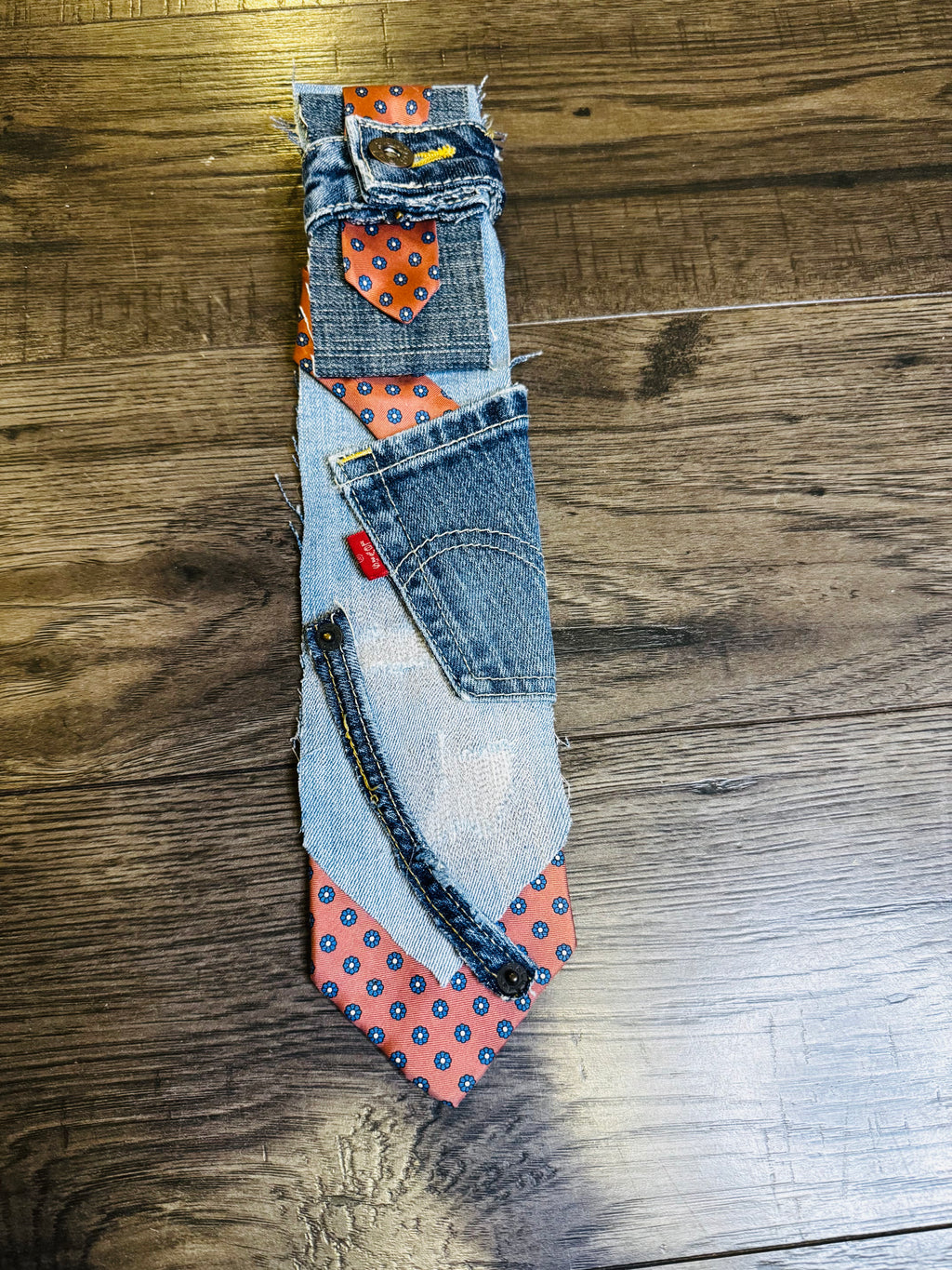 Recycle Denim Tie