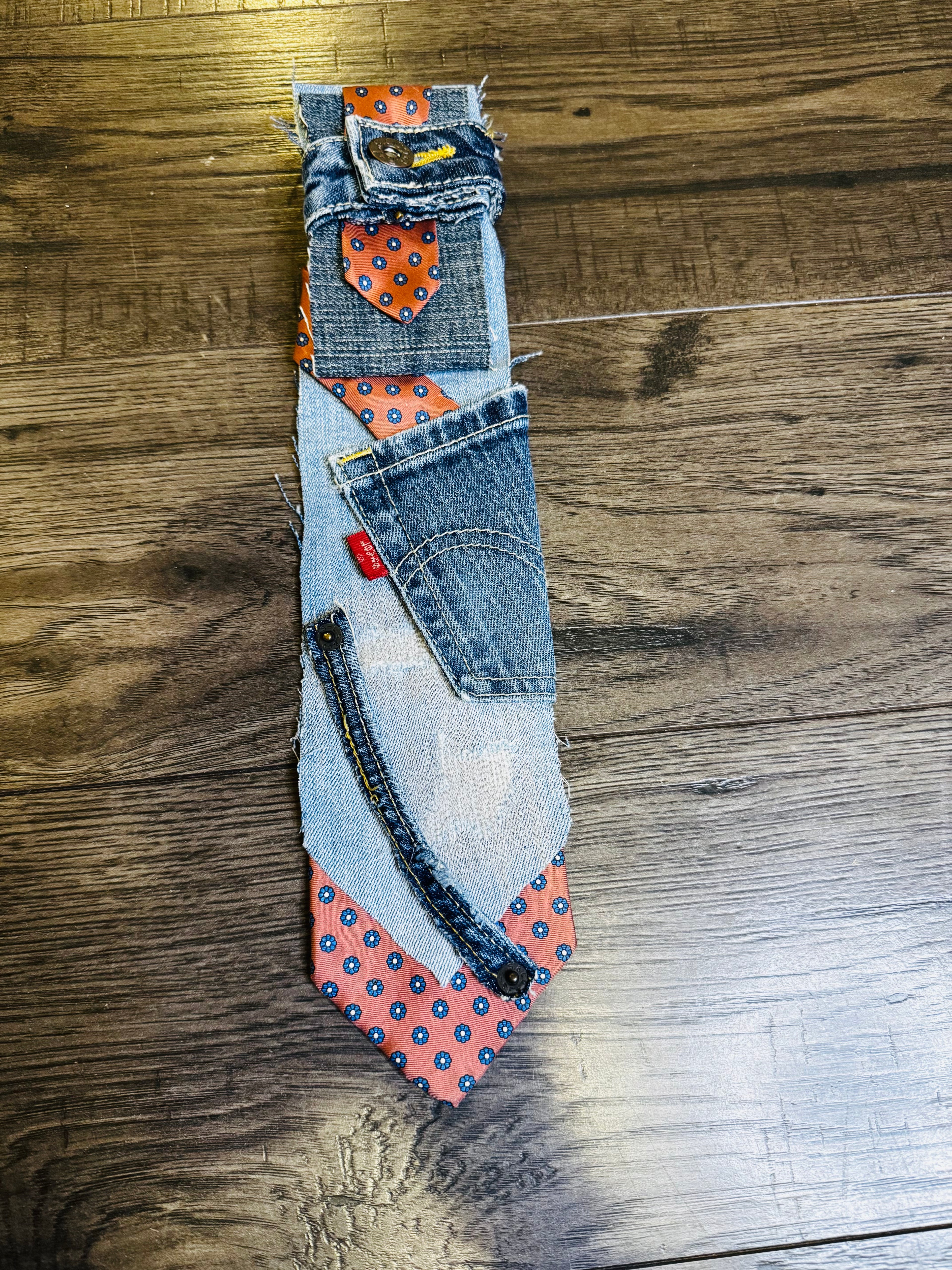 Recycle Denim Tie