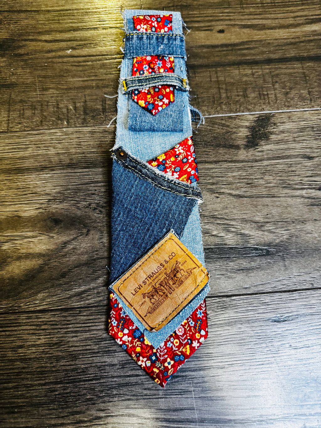 Recycle Denim Tie