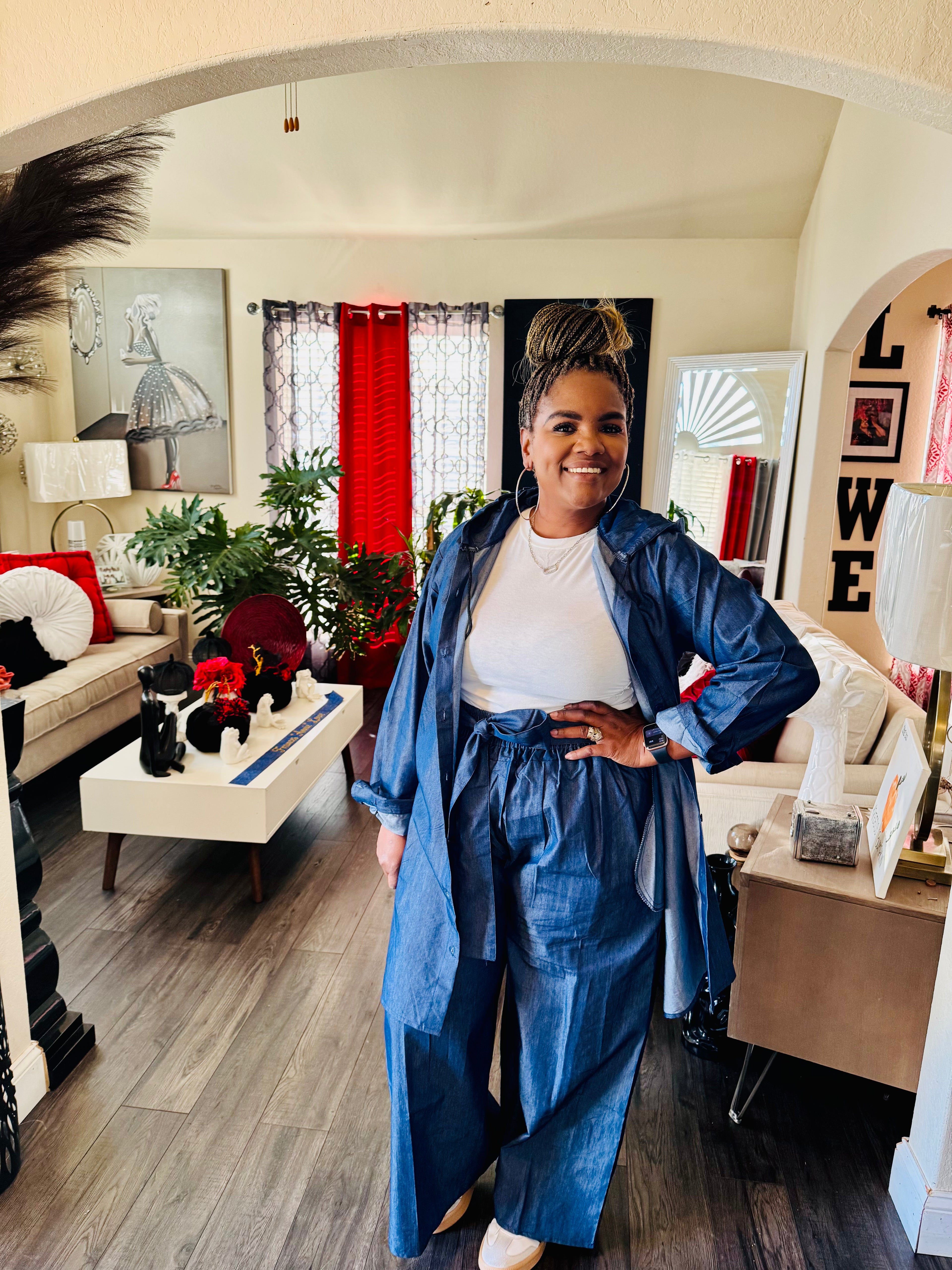 Denim Oversized two Piece