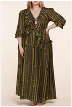 Golden Chain Maxi Dress