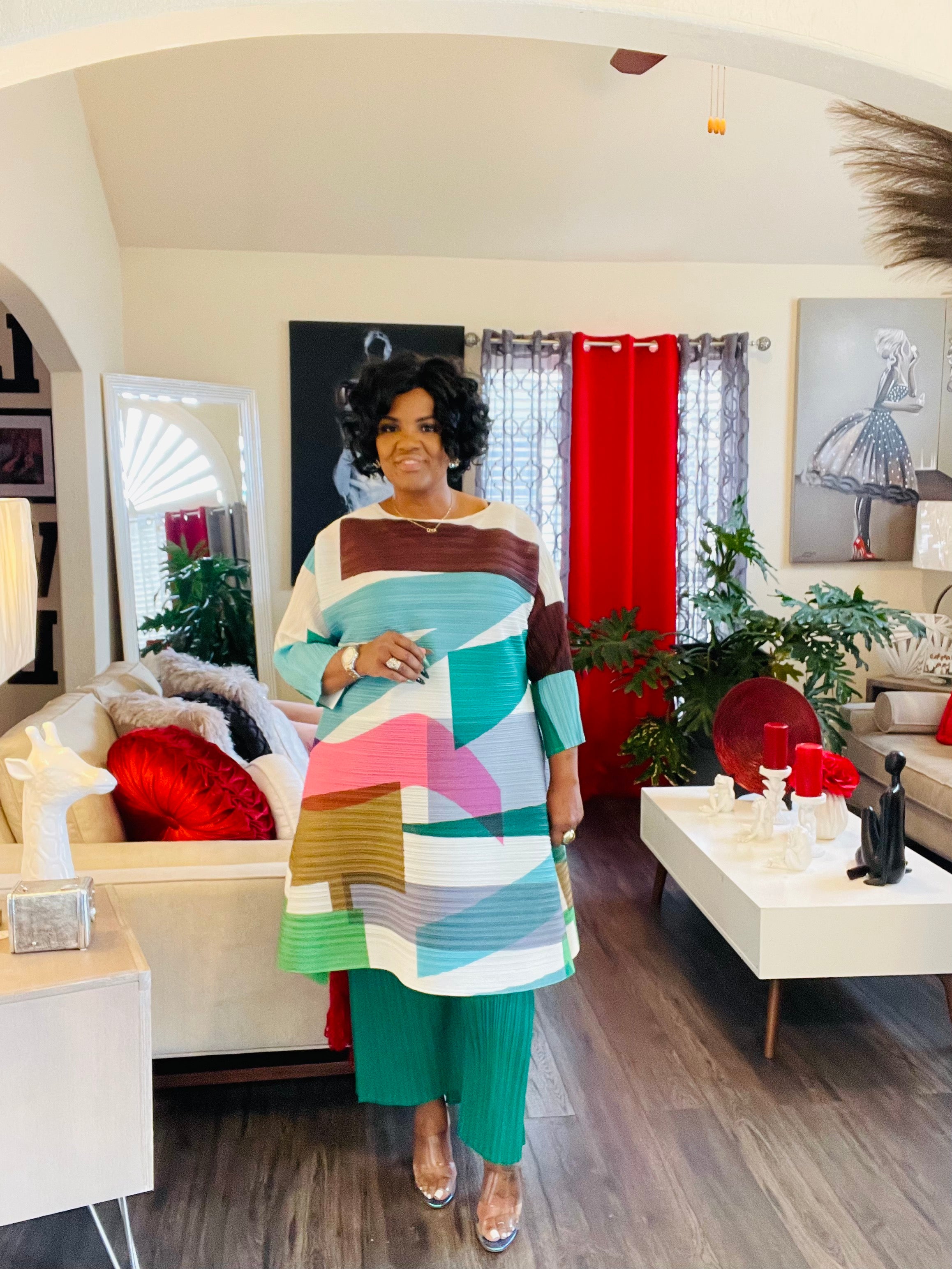 Divine Casual Color Block Set